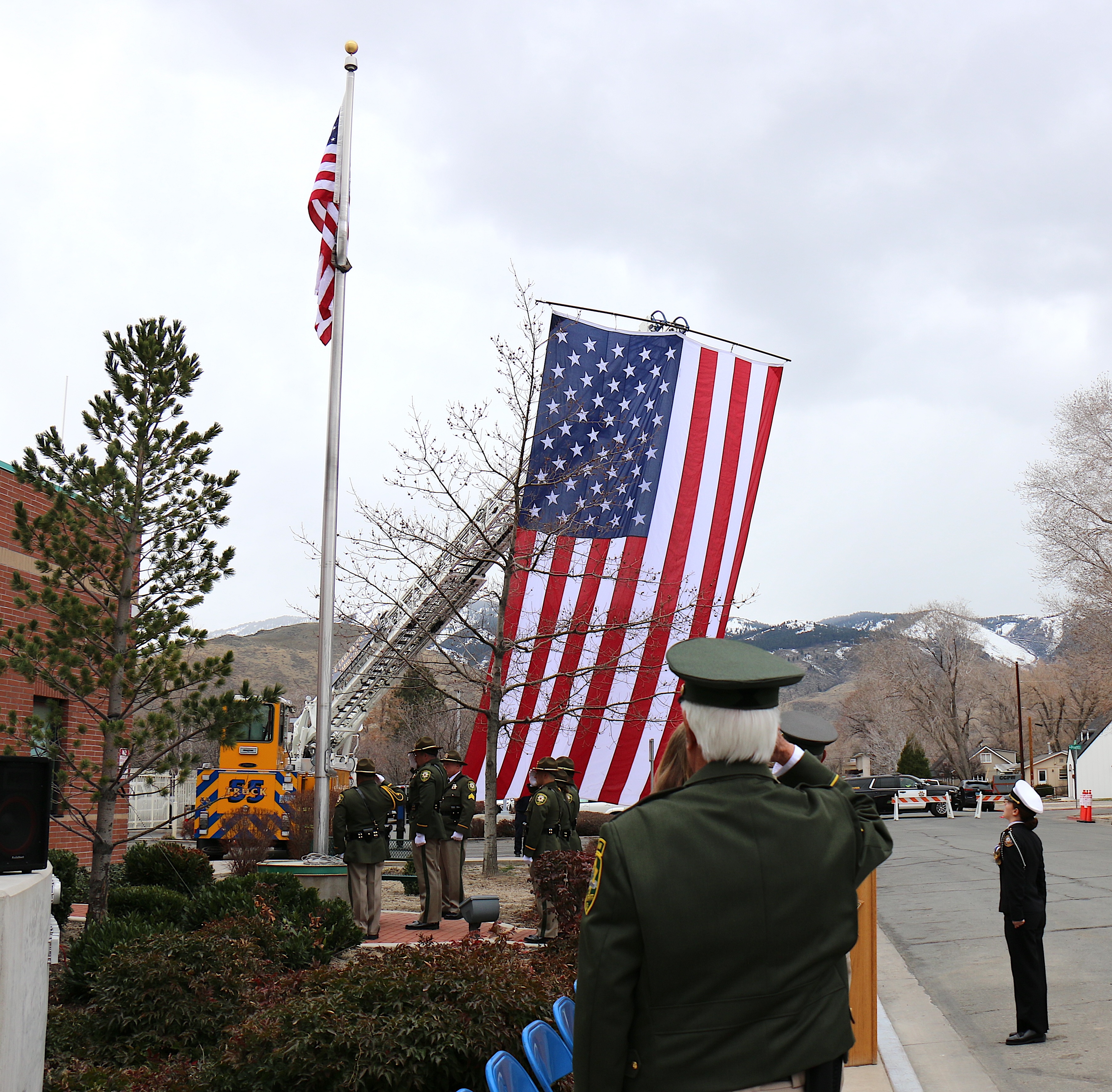 Sojourn 250 flag visits Carson City