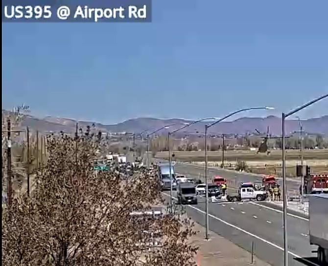 Update: Highway 395 open after three hours | Serving Minden