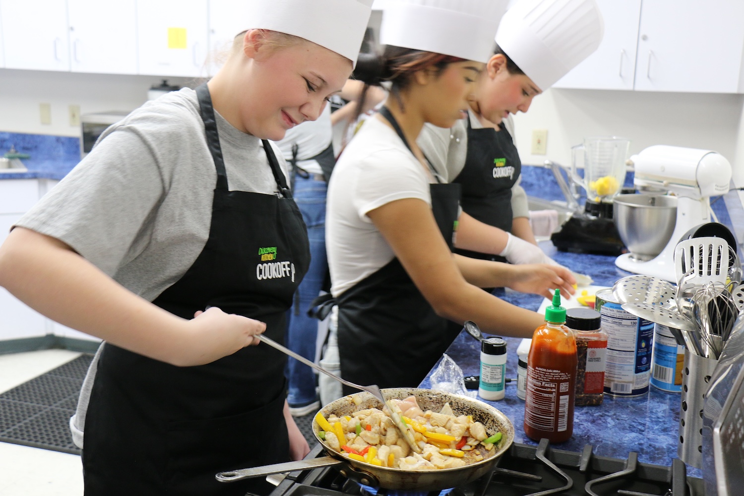 Middle school students dish it out in culinary contest