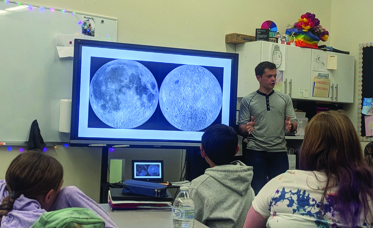 Conor Keitz returns to inspire students with space exploration talk