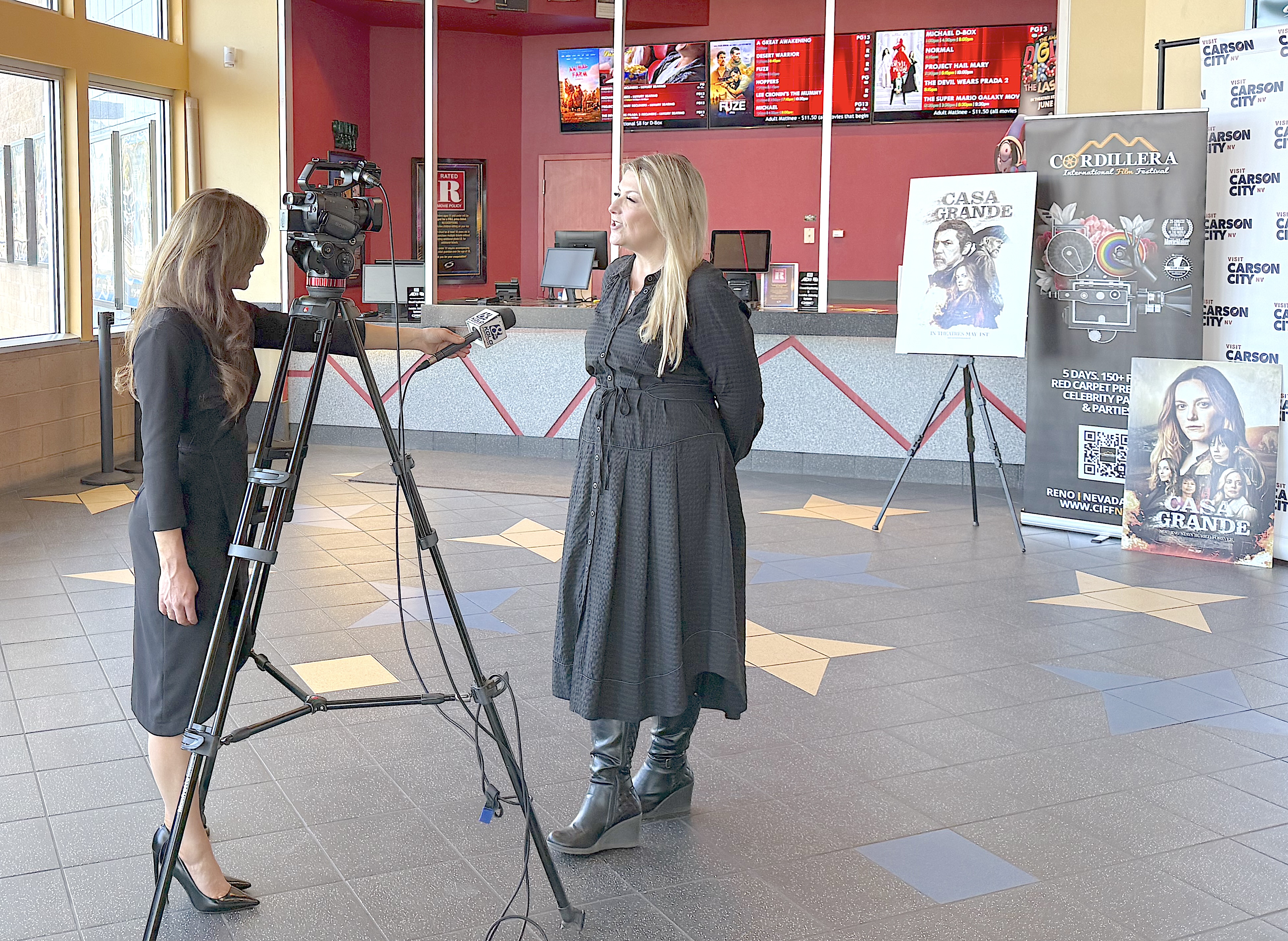 Movie shot in Western Nevada at Carson Valley Cinemas