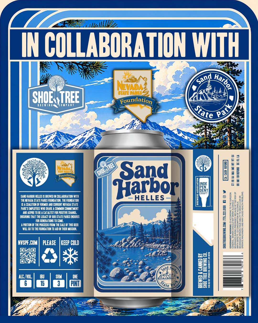 Carson City brewer Shoe Tree launches Sand Harbor beer