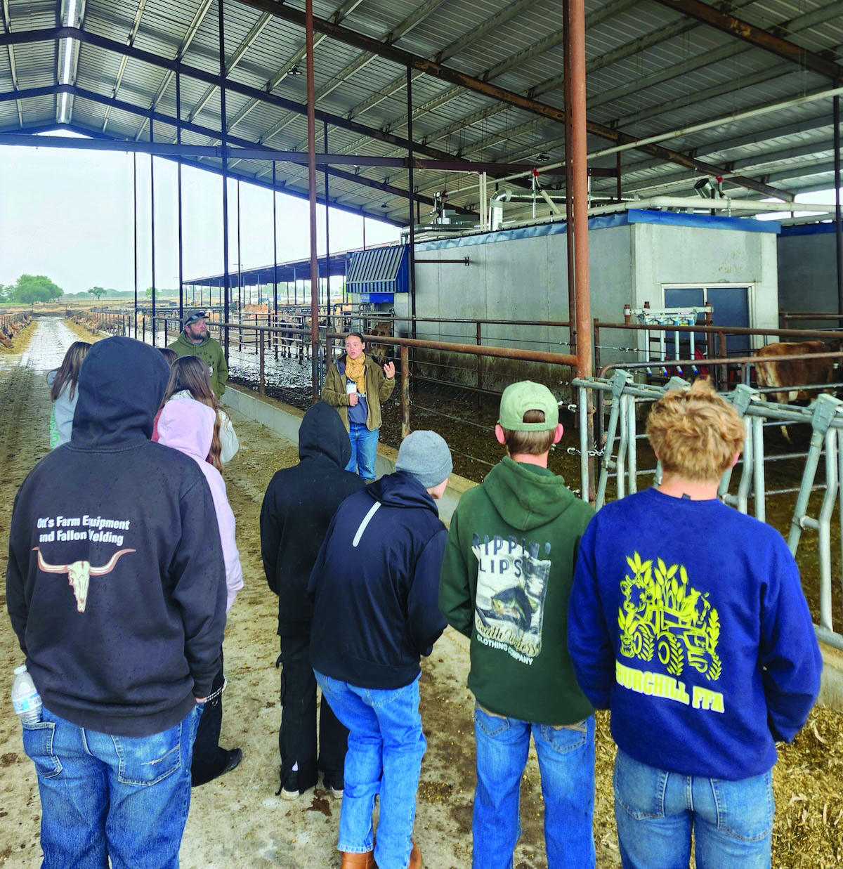 Food class visits Mill’s Dairy