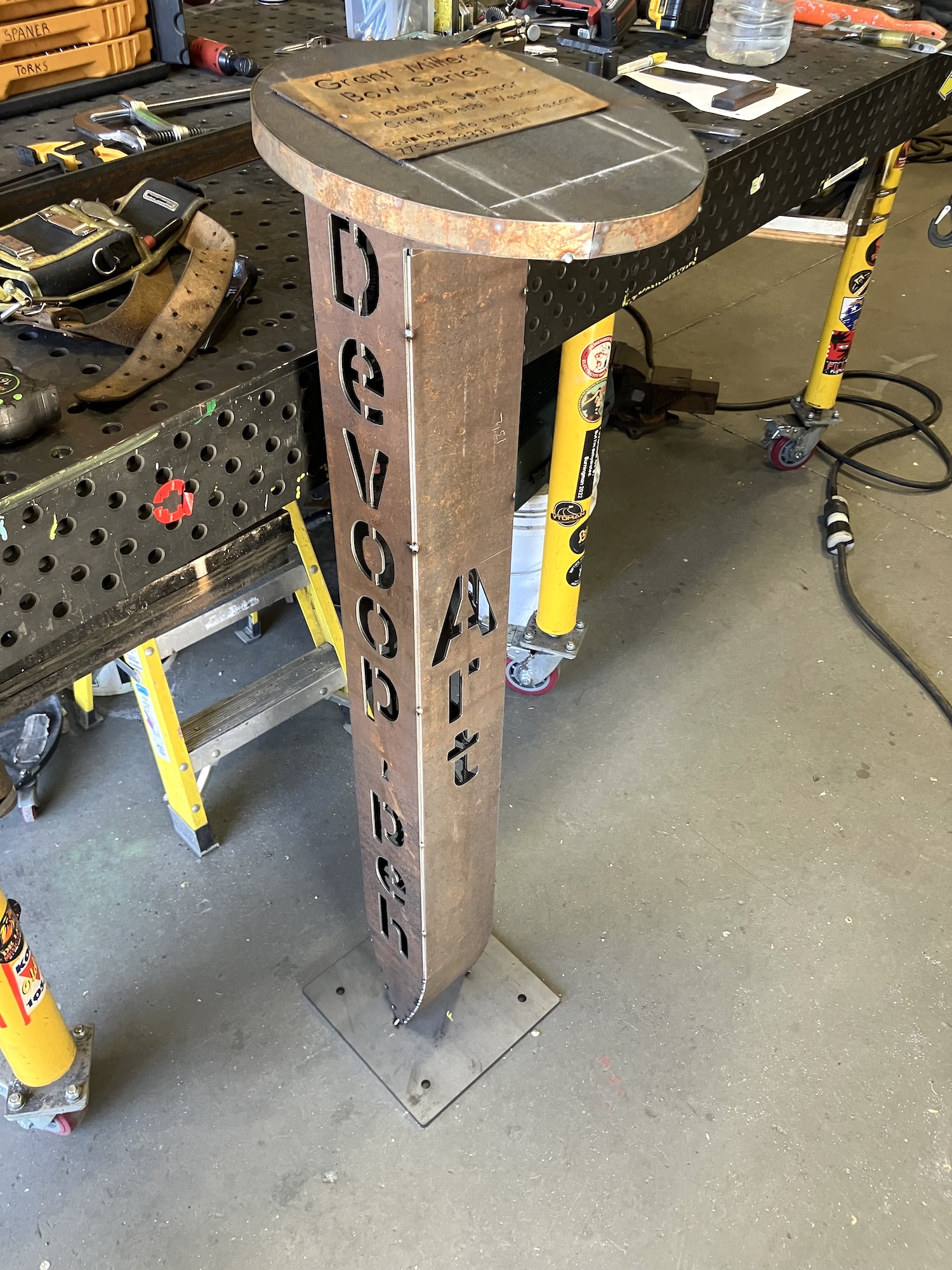 Railroad spike sculptures to mark Carson City, Carson Valley and Virginia City cultural region
