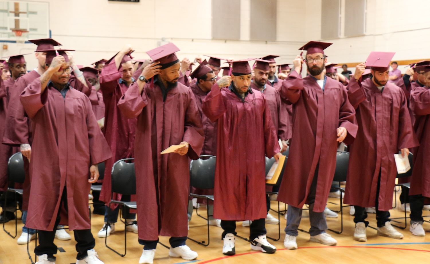 Officials urge graduates at Carson City prison to continue learning