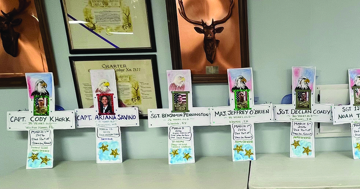 Volunteers seek help to send homemade crosses