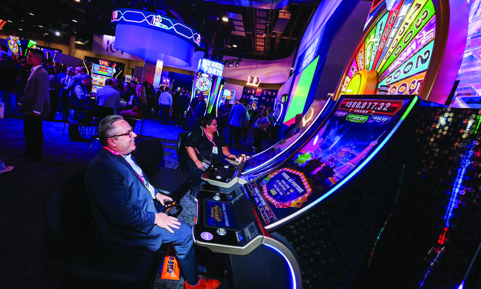 They're bright, loud, here to stay: Slots are a key part of gaming, say their makers' CEOs