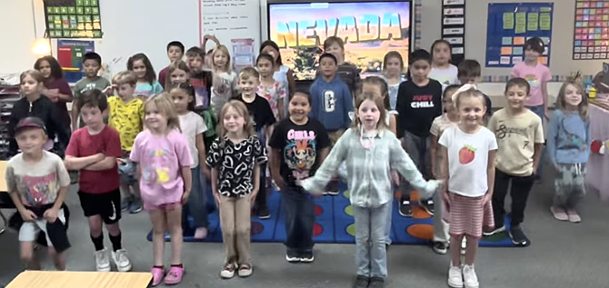 VIDEO: Carson City first graders sing 'Home Means Nevada' | Carson City ...