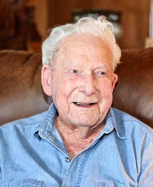 John de la Vaux of Carson City celebrated his 104th birthday on July 4th.