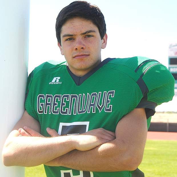 Greenwave cornerback Nathan Heck broiught a physical presence to the defensive backfield.