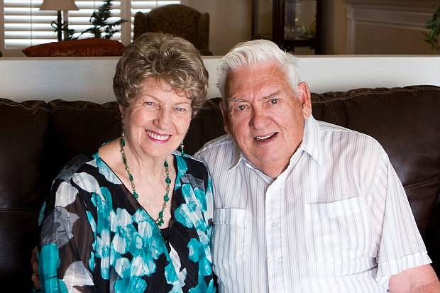 Gardnerville residents Vera and Jim Gesselman will celebrate their 60th wedding anniversary Thursday.
