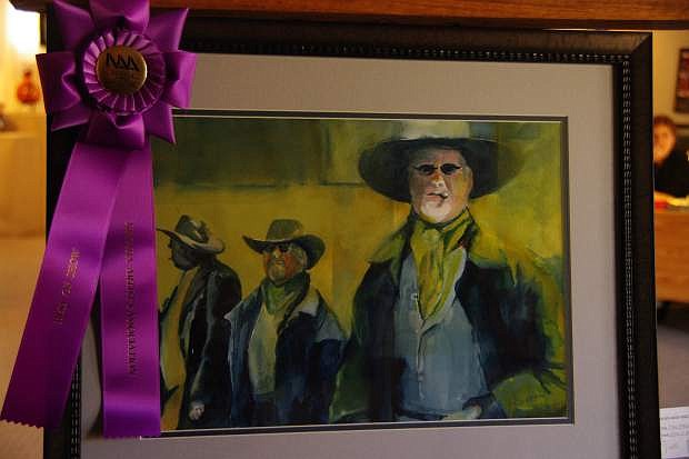 To Tough to Dance, Water Color, Nancy Bargeman, &quot;Best of Show&quot; award.