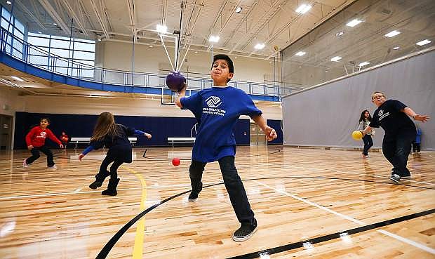 Boys &amp; Girls Clubs of Western Nevada club members play at the new Carson City MAC. Sports activities will be featured at the BGC Olympics, Wednesday, March 9, during National Boys &amp; Girls Club Week.