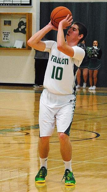 Fallon senior guard Ettore Neiderauer and the Wave host Dayton today and visit Lowry on Saturday.