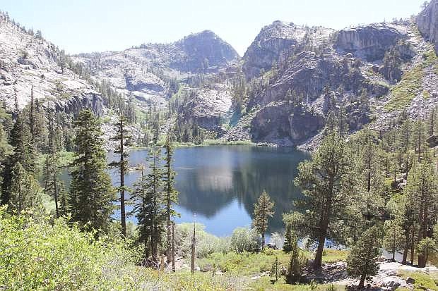 Desolation Wilderness features expanses of granite and dozens of small lakes.