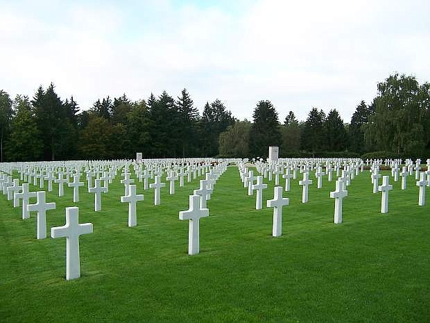Most of the men buried at the Luxembourg American Cemetery were killed in action during the Battle of the Bulge.