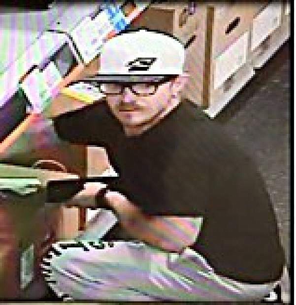 Photo of the suspect in Best Buy robbery.