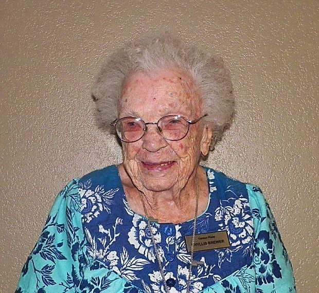 Carson City resident Phyllis Brewer turned 103 years old on Oct. 26.