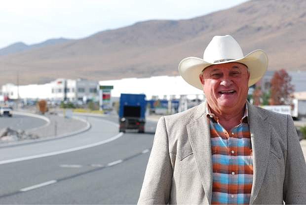 This undated photo shows Lance Gilman, the developer who helped Nevada land Tesla Motors. The Nevada Department of Transportation board, of which Nevada Gov. Brian Sandoval is a member, approved $43 million in October 2014 for a project that will help reimburse Gilman and his partners for building USA Parkway, the transportation corridor of Gilman&#039;s Tahoe-Reno Industrial Center. (AP Photo/The Las Vegas Sun, Kyle Roerink) LAS VEGAS REVIEW-JOURNAL OUT