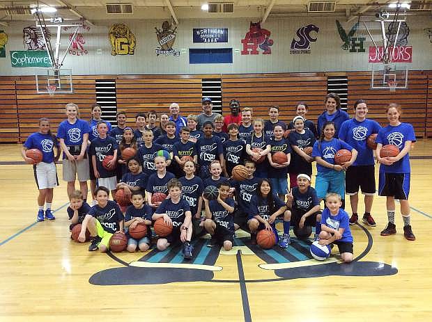 Carson High School basketball athletes and Me-for-Incredible-Youth, Inc. teamed up to provide students in 3-8 grades basketball instruction. Other youth basketball camps are planned throughout the year.