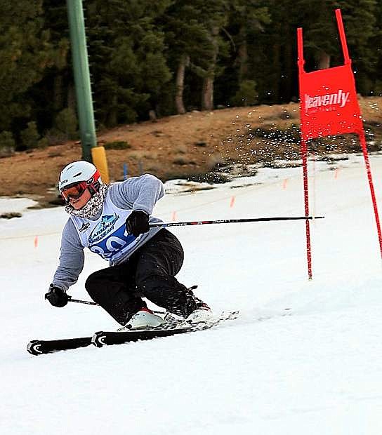 Erna Knobel took fourth during the Heavenly duels on Wednesday.