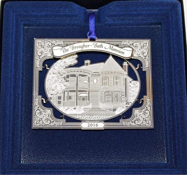 The 2016 Carson City ornament features the historic Brougher-Bath Mansion, 204 W. Spear Street, built in 1904 and placed on the National Register of Historic Places in 1980.
