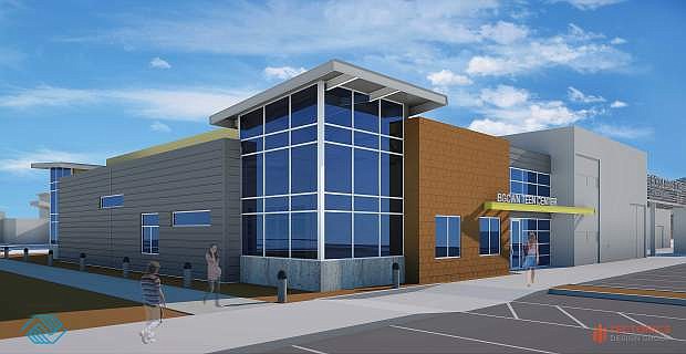 A rendering of the the Boys and Girls Clubs of Western Nevada planned   teen center.