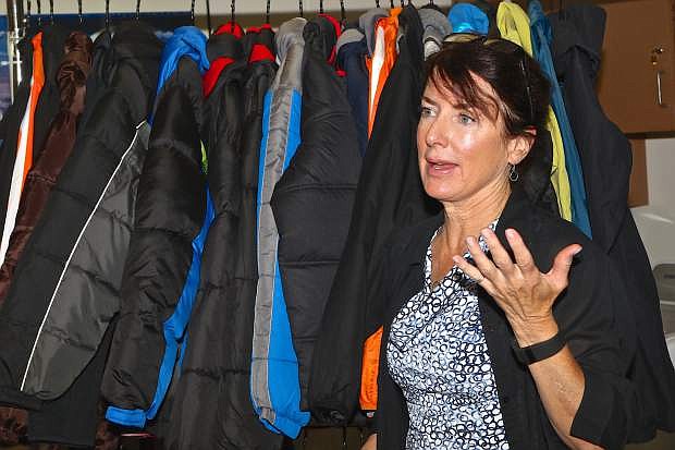 Special Project Coordinator and McKinney-Vento Liason for the Carson City School District Peggy Sweetland is looking for jackets and hoodies for their coat drive.