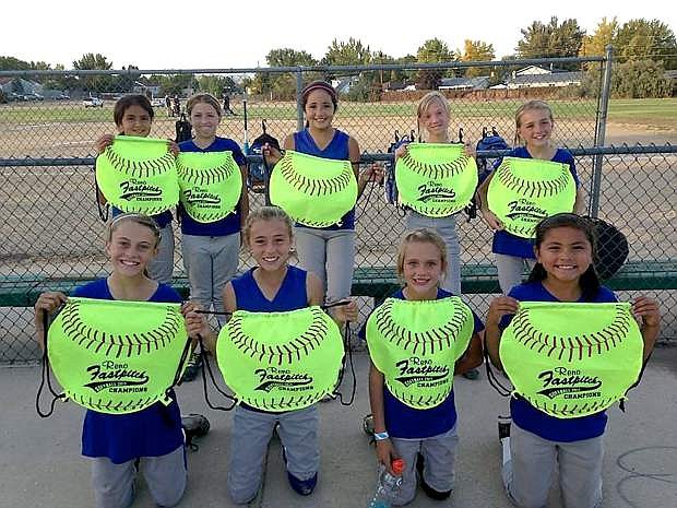 The Nevada WildCats 10-U team from Carson won the 12-under Reno Fast Pitch Fall Tournament. Members of the team are Kedre and Kailee Lushar, Amaya Mendeguia, Abby Golik, Lauren Hawkins, Neveya Kaiser, Aspen and Stormy Smokey, and Grace Miller. The team was coached by Dave Watson and Carlos Mendeguia.