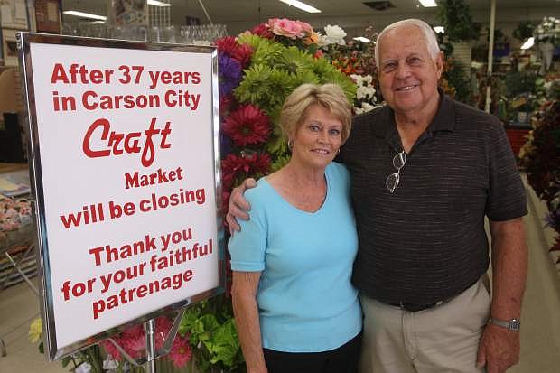 Craft Market owners Gene and Donna Allensworth are preparing to close their business after 37 years.