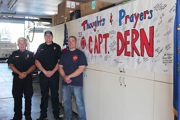 Tahoe Douglas Professional Fire Fighters held a pancake breakfast, whose proceeds benefitted Captain Pete Dern, a Fresno firefighter who was critically injured while venting a roof on a two-story house fire on April 19. The event raised $3,500 in three hours.