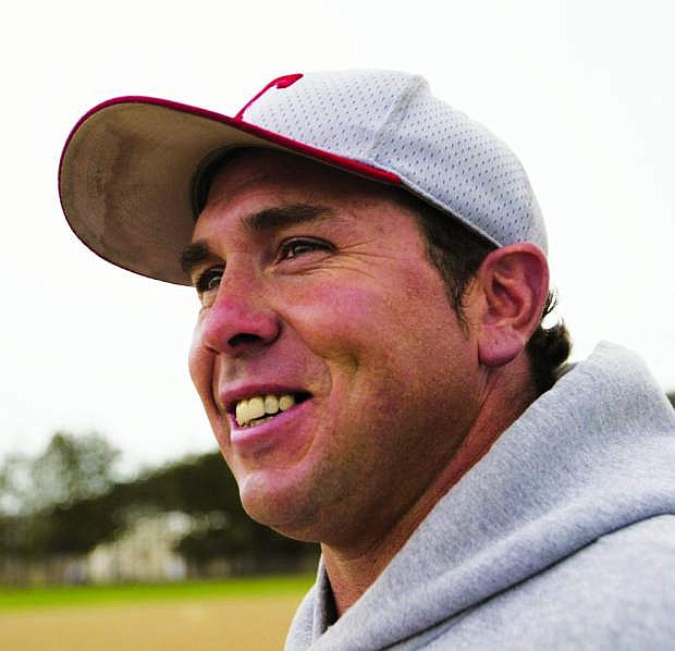 Truckee baseball coach Mike Ellis, shown in this 2004 photo, a year before he became head coach, was known for his big smile and infectious personality.
