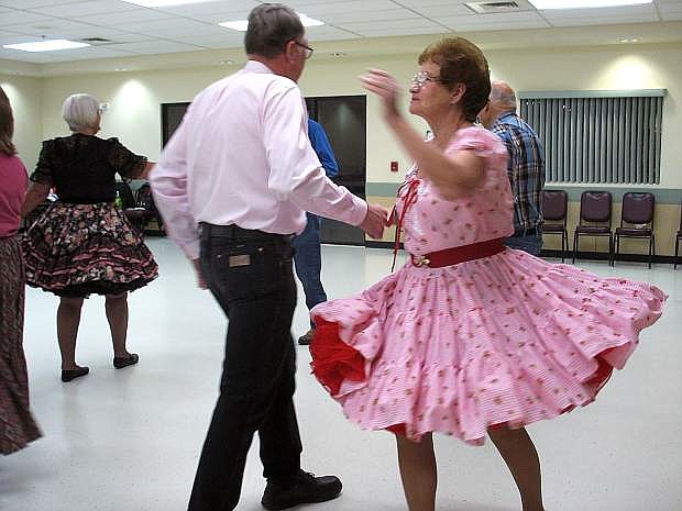 The Capitol Cutups square dance club is hosting a free exhibition square dance at the Nevada 150 Fair. The exhibition will take place from 6-8 p.m. Friday, Aug. 1, at Fuji Park before the Comstock Cowboys Concert.