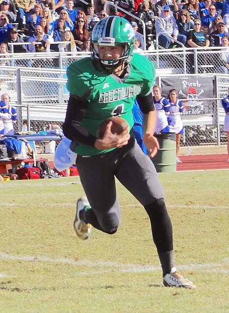 Fallon&#039;s quarterback Connor Richardson is named Nevada&#039;s Most Valuable Player (MVP) in the all-state team.