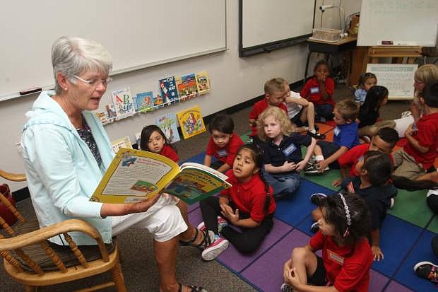 Fremont Elementary school teacher Mary Whalen left retirement to come back and help teach full day kindergarten.