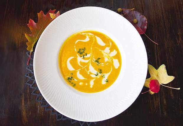 Charlie Abowd&#039;sbutternut squash bisque is perfect for fall.
