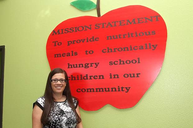 Marlene Maffei, Executive Director of Food For Thought, Inc., an organization that provides meals for children in need.