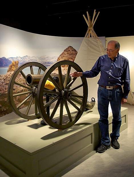 Gene Hattori is seen at the Nevada State Museum, which is set to host a two-day symposium about western explorer John C. Fremont.