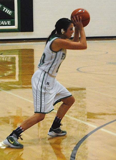 Fallon guard Ali Tedford leadas the Lady Wave against Dayton today and at Lowry on Saturday.