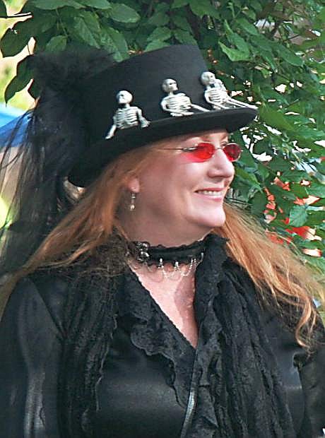 Mary Bennett portrays Madame Curry during the annual Ghost Walk through historic Carson City.