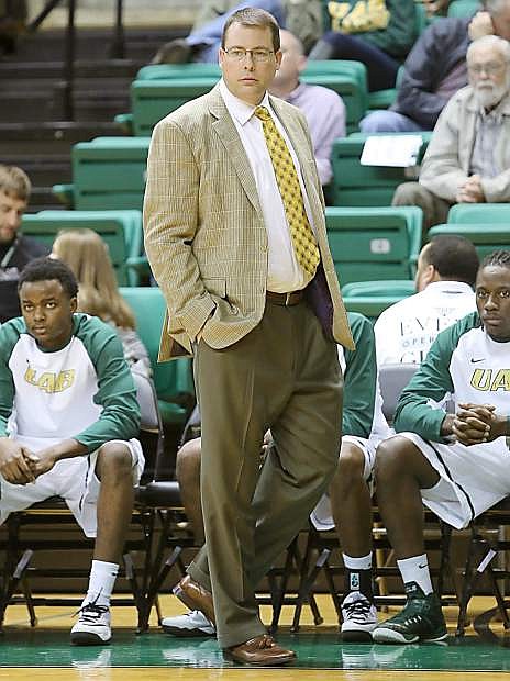 Haase looks on from the sideline during a UAB game last season.