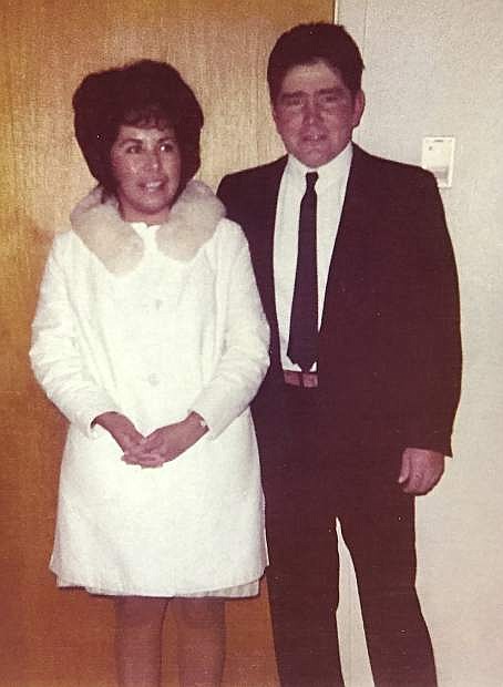 Ruth and Harold Holbrook were married Jan. 7, 1966, in Carson City.