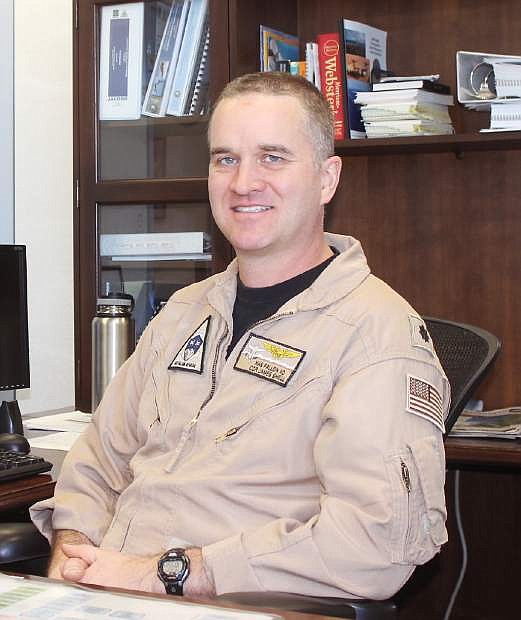 Cmdr. James Shell is the new executive officer at Naval Air Station Fallon.