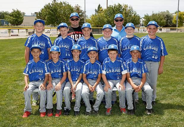 The Carson City Little League 10-11 all-star team opens tournament play on Thursday. The team is managed by Richard Gunkl. Members of the team are Alex Robison, Brandon Engls, Chase Wixon, Damien Branco, Ethan Foley, Isaac Nelson, Jaden Earle, Kobe Morgan, Max Gunkel, Tanner Hunt, Tyler Germain, Tyler Stagliano, Wes Simpson.