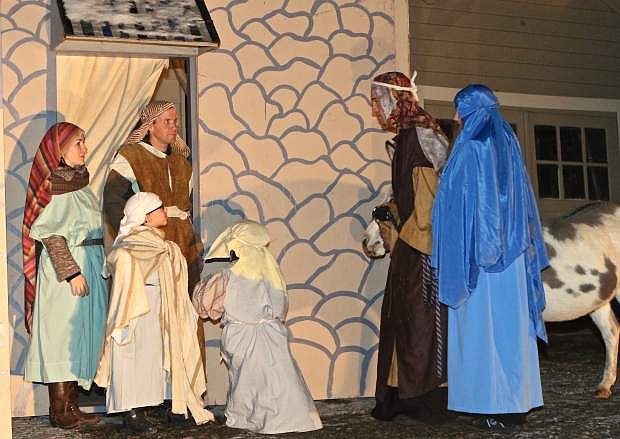 There&#039;s no room at the inn Saturday night during the Living Nativity in Carson City.