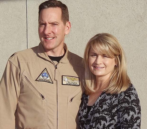 Cmdr. Gene Woodruff and his wife, Lynette, will spend the next 10 months in Washington D.C. for training before heading to Bogota, Colombia.