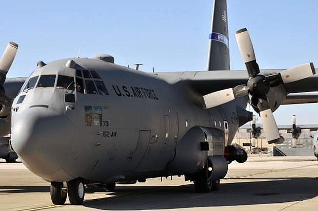 The first 152nd C-130 equipped with U.S. Forest Service&#039;s Modular Airborne Fire Fighting System arrived earlier this month at the Nevada Air National Guard Base in Reno.