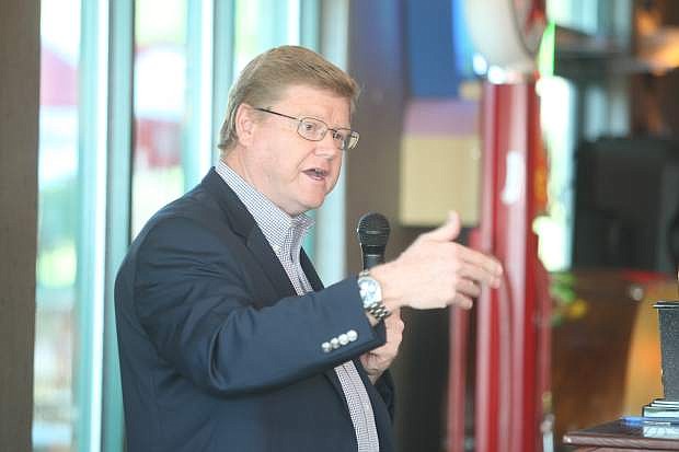 Rep. Mark Amodei spoke on Thursday morning at the Silver Oak Executive Conference Center during an event sponsored by the Carson City Chamber of Commerce.