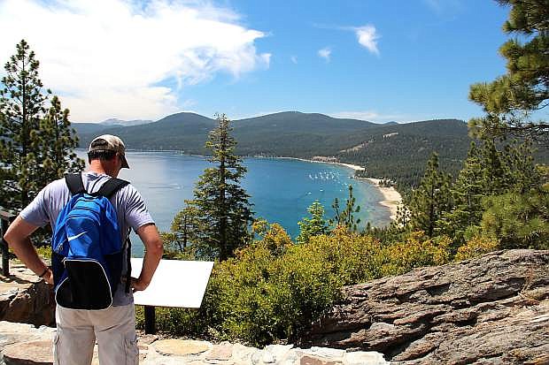 The Stateline Fire Lookout provides stellar views of Lake Tahoe, and the cost of admission is only a short hike.