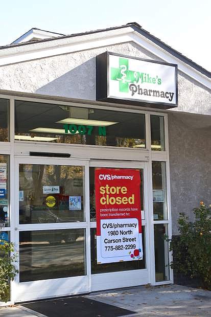 Mike&#039;s Pharmacy on N. Curry St. closed its doors for good Wednesday night at 6pm after almost 20 years in business.